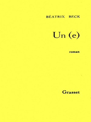 cover image of Un(e)